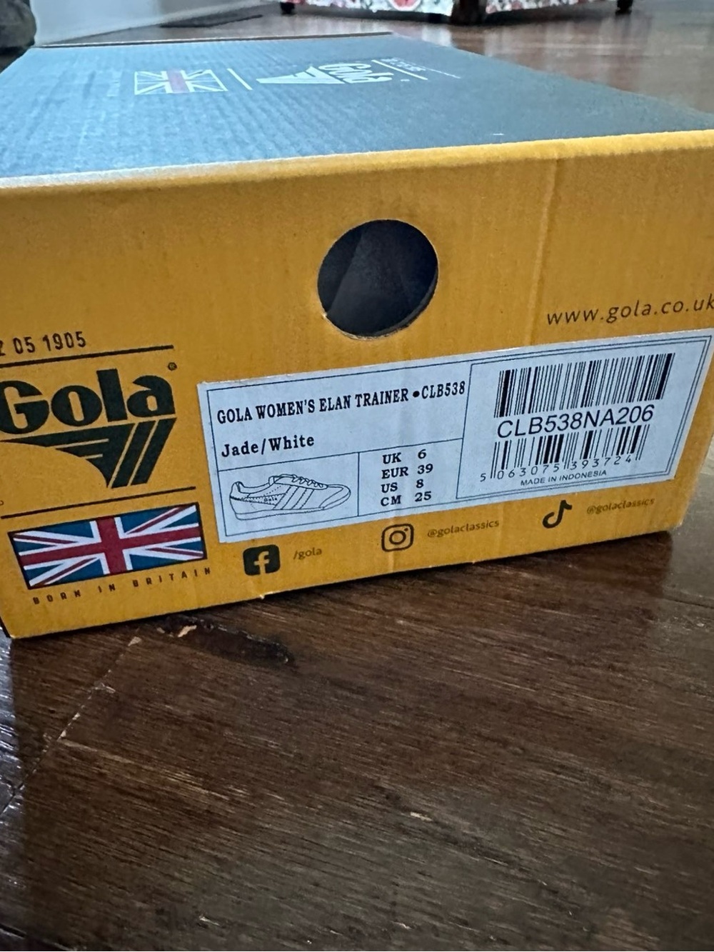 GOLA-Elan Sneaker size 8 Jade green-Brand New - Picture 7 of 11